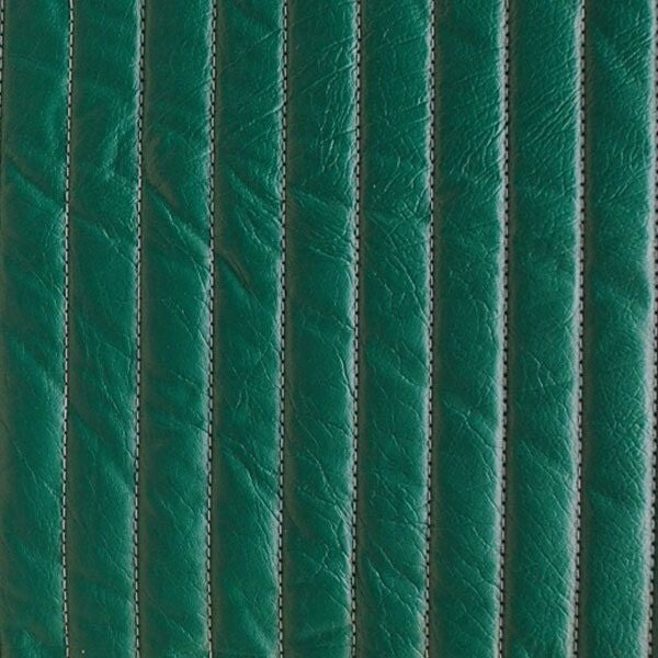 Marine Grade 1 Inch Sewn Pleated Aqua Vinyl