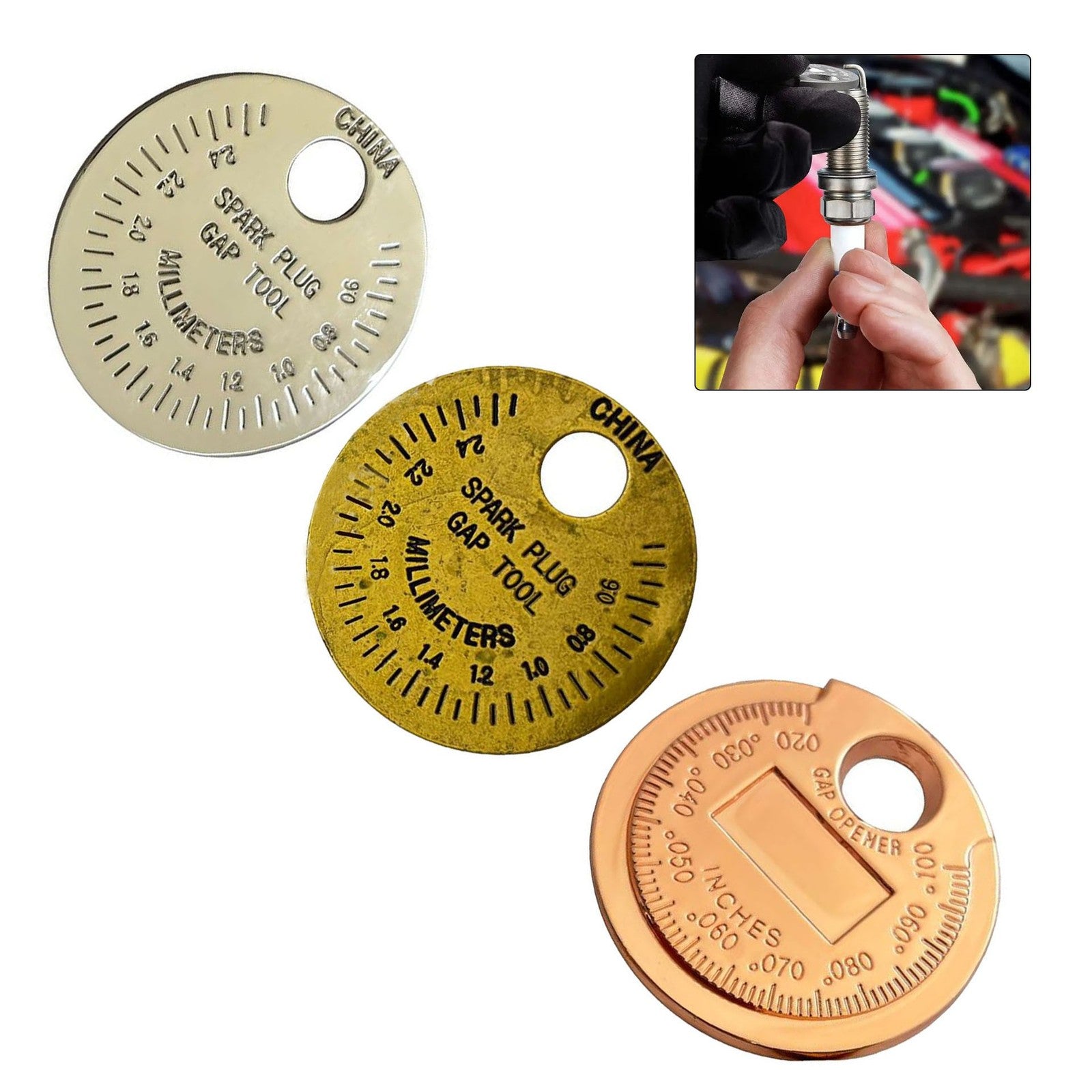 Compact Coin Shaped Spark Gap Gauge