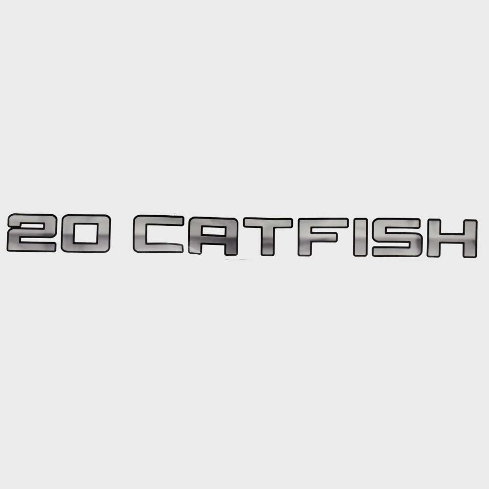 Decal Lowe 20 Catfish Gray/Black by Lowe