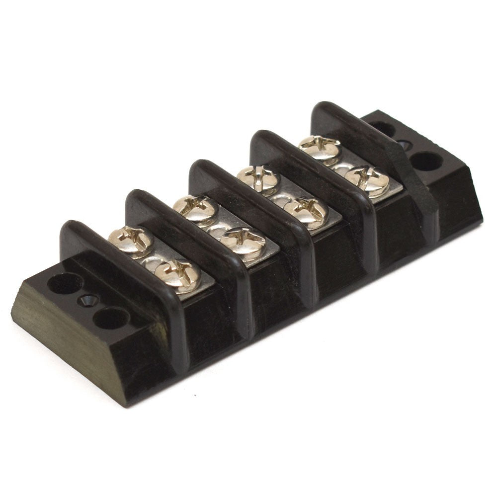 Boat 4-Position Terminal Block Black Plastic