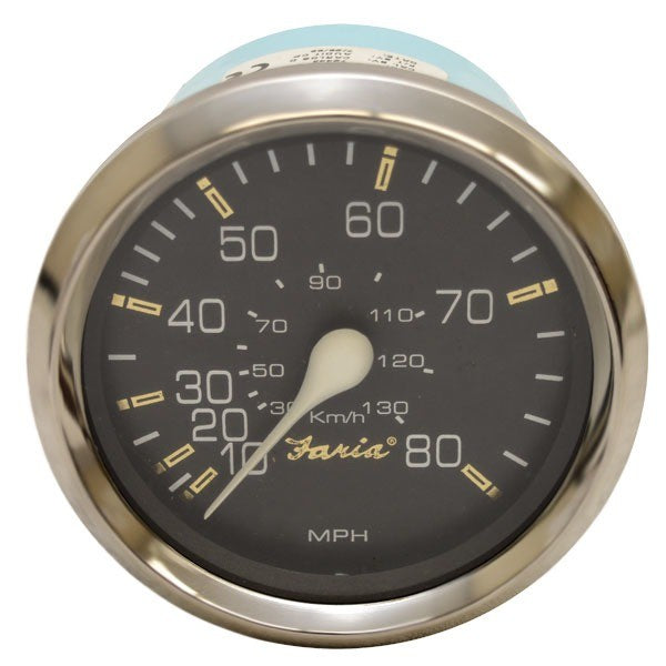 Faria Speedometer Gauge SE9200A 3 1/4 Inch Black by Faria