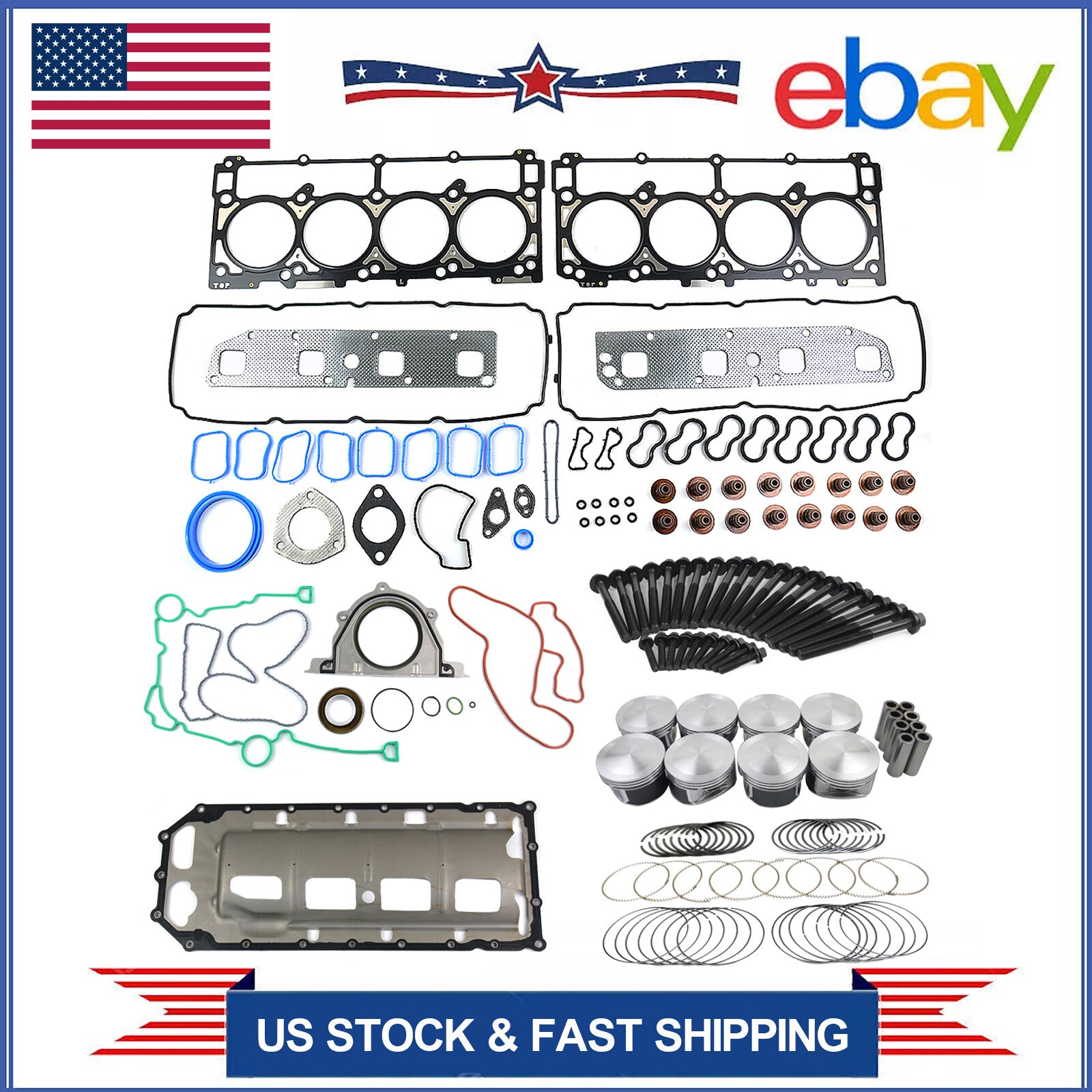 Pistons & Gaskets for Dodge Durango Ram by Dodge