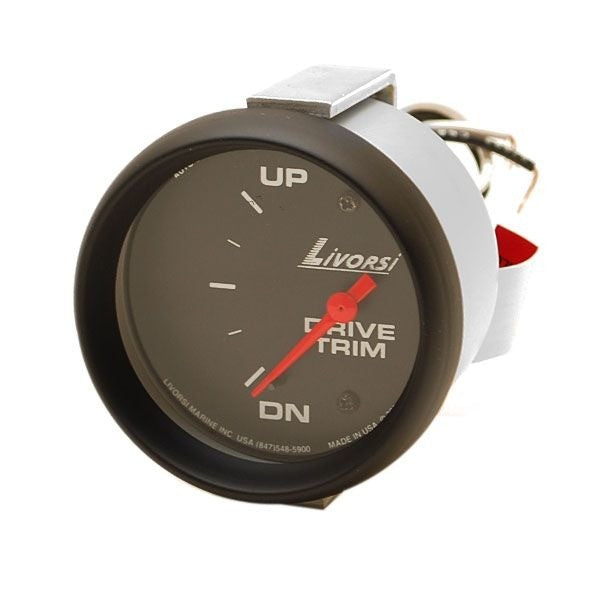 Livorsi Boat Trim Gauge LMTMOBK by Livorsi