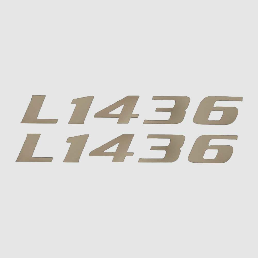Brand Decals Ivory 8 x 1 1/4 Inch Lowe by Lowe