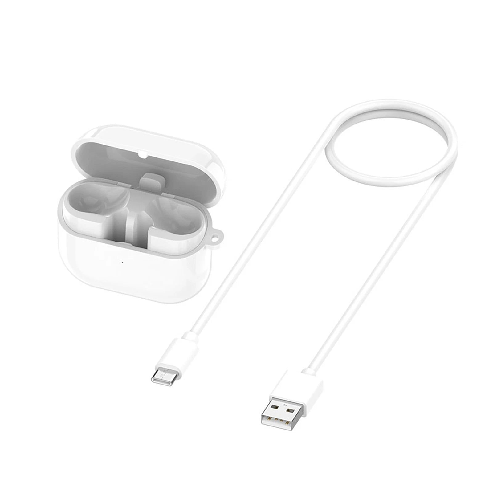 Charging Box White For Samsung Galaxy Buds3 Pro Sm-r630 Earphones