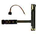 Black M.2 To Pcie X16 Graphics Card Adapter Cable With Sata Power