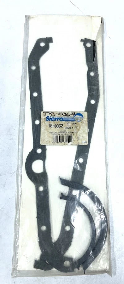 Sierra 18-0362, Oil Pan Gasket Set, Replaces Mercury 27-42797
