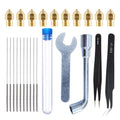 3d Printer Extruder Nozzle Cleaning Tool Kit Set For Cr-10/ender