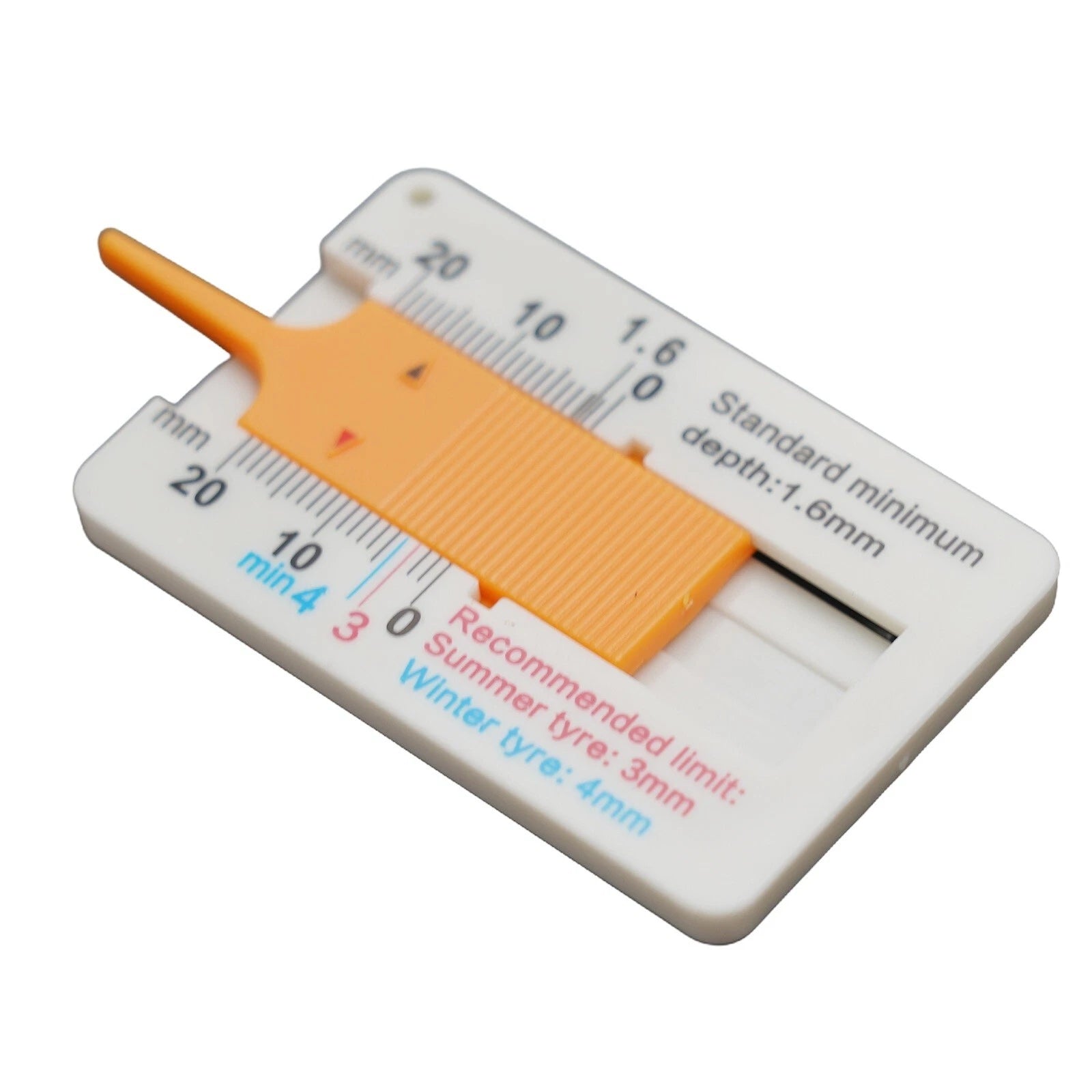 Car Motorcycle Tyre Tread Ruler Depth Gauge Meter | Hook & Hull Co