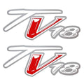 Tracker Boat Model Decals 157707 | Tournament V18 Red 7 Inch (Pair)Ope