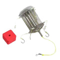 Fishing String Bait Cage with Hooks