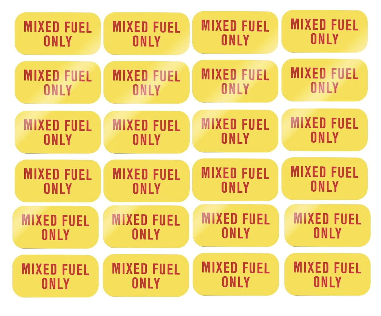 Mixed Fuel Only Sticker – Vinyl Decal