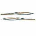 Larson Boat Graphic Decals 8636-0457 Green Gold Stickers by Larson