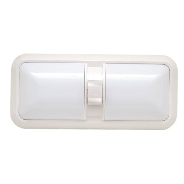Cabin Ceiling Light Boat Double Dome 12V Halogen