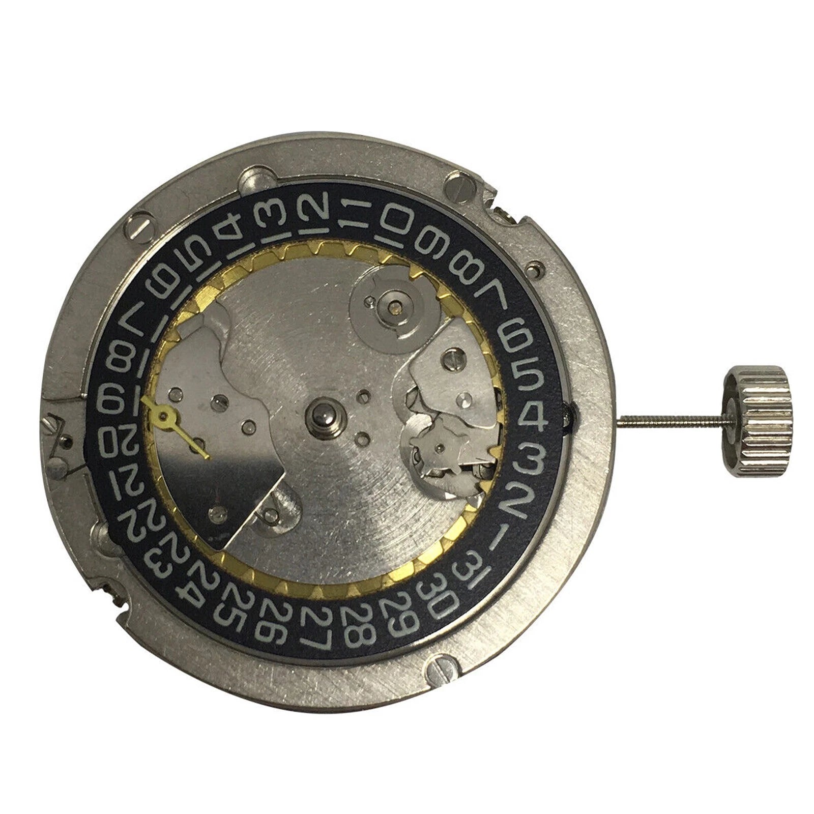 30.4mm 30 Jewels Calendar @ 3 Mechanical Automatic Watch Movement For