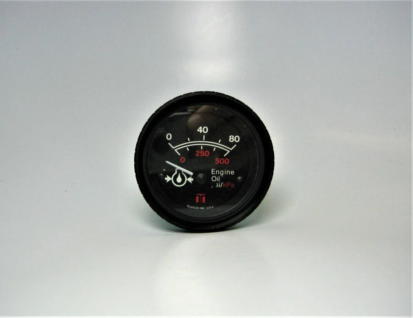 Teleflex 53214 ~New~ Marine 2-3/8" Black Face &Amp; Bezel 0-80