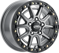 Itp Sd10 Grey/black Ring 15x7 Atv/utv Wheels Fits Polaris Rzr 2022