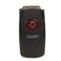 Carling Boat Cockpit Light Rocker Switch On/Off 12V 20A by Carling