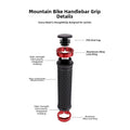 Silicone Handlebar Grips for MTB 3.3cm Diameter
