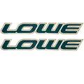 Brand Decal Lowe Boat Green Gold Logo by Lowe