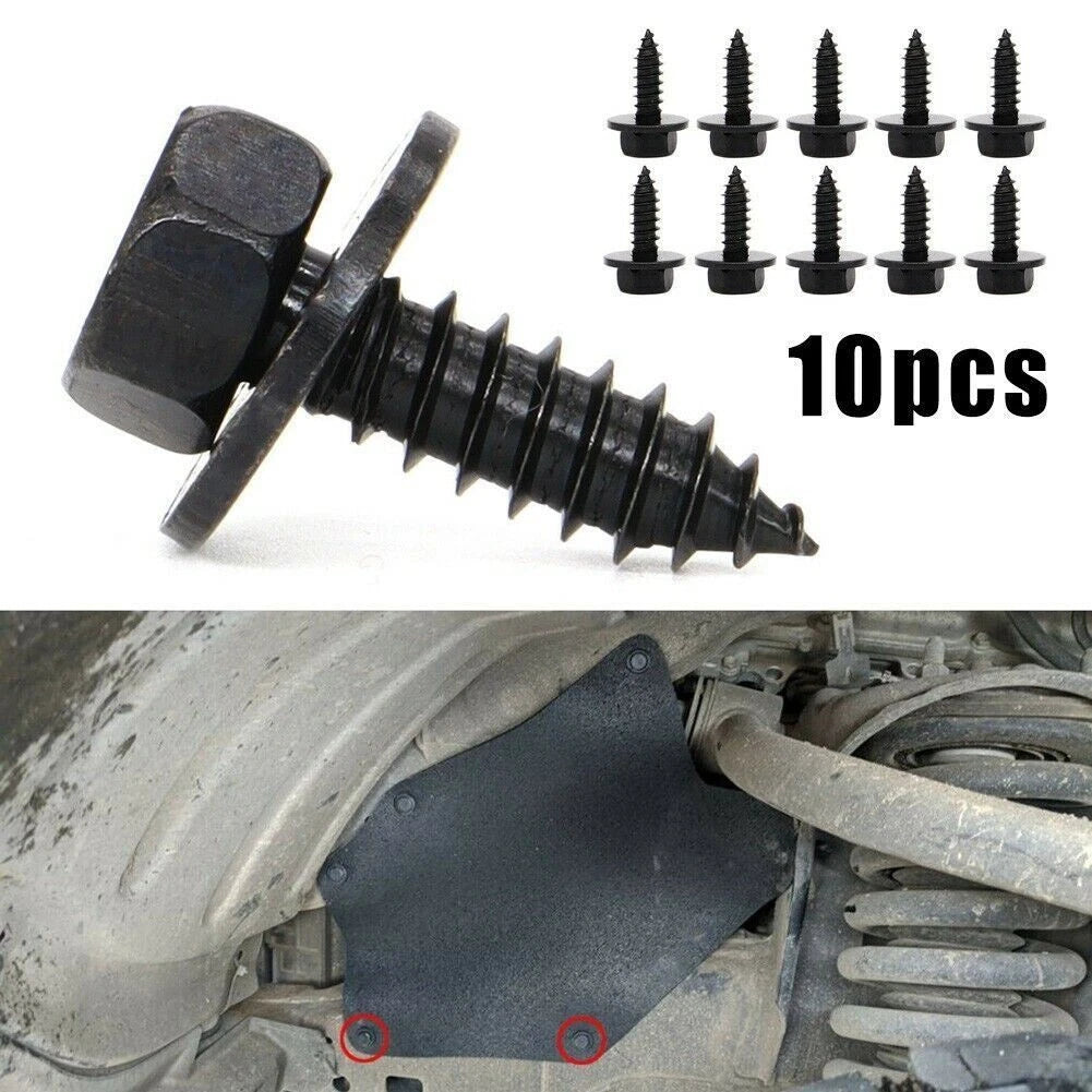 Car Bumper Seal Fasteners For Toyota Reliable Black Color (67