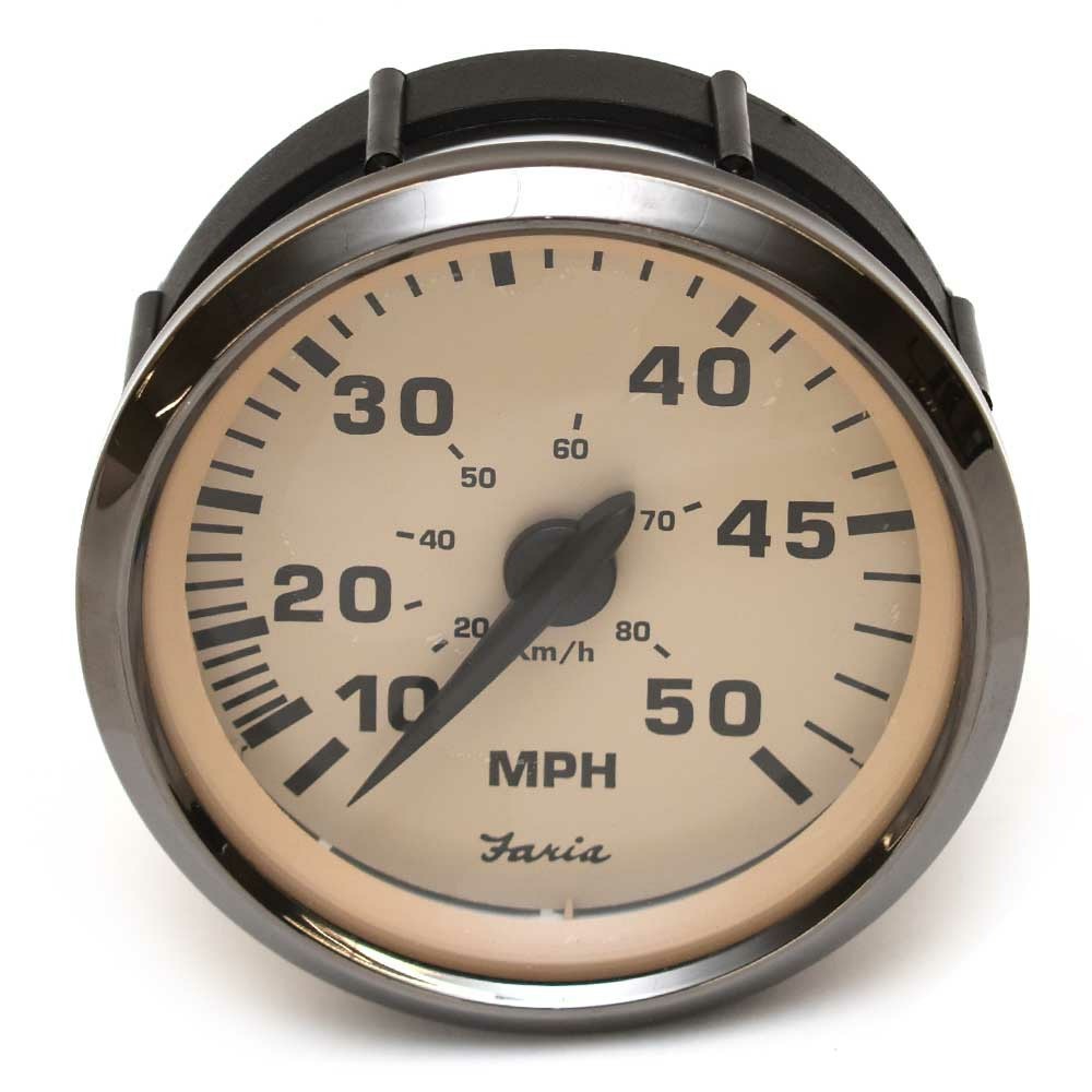 Speedometer Gauge Faria Boat 50 MPH by Faria
