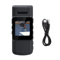 Hd 1080p 180° Rotating Lens Audio Video Recorder Dvr Ir Night Abs