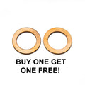 Oil Drain Sump Bolt Washer For Kawasaki Z 440 D Ltd Belt Drive