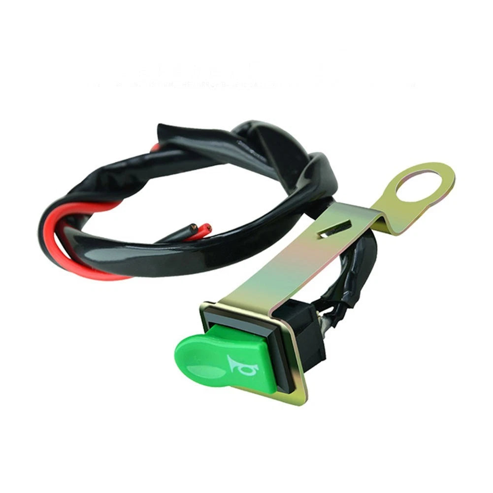 Push Button Green Switch For Motorcycle Handlebar | Hook & Hull Co