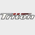 Triton Boat Decal 200352 | White Logo StickerOpens in a new window or 