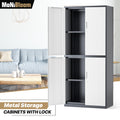 Metal Storage Cabinet with Locking Doors