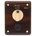 Boat Bilge Switch Panel | 3 X 3 3/4 Inch Faux Woodgrain Illuminated