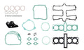 Centauro Full Gasket Set For Yamaha Yx600 89-90, Fj600 84-85, Xj600