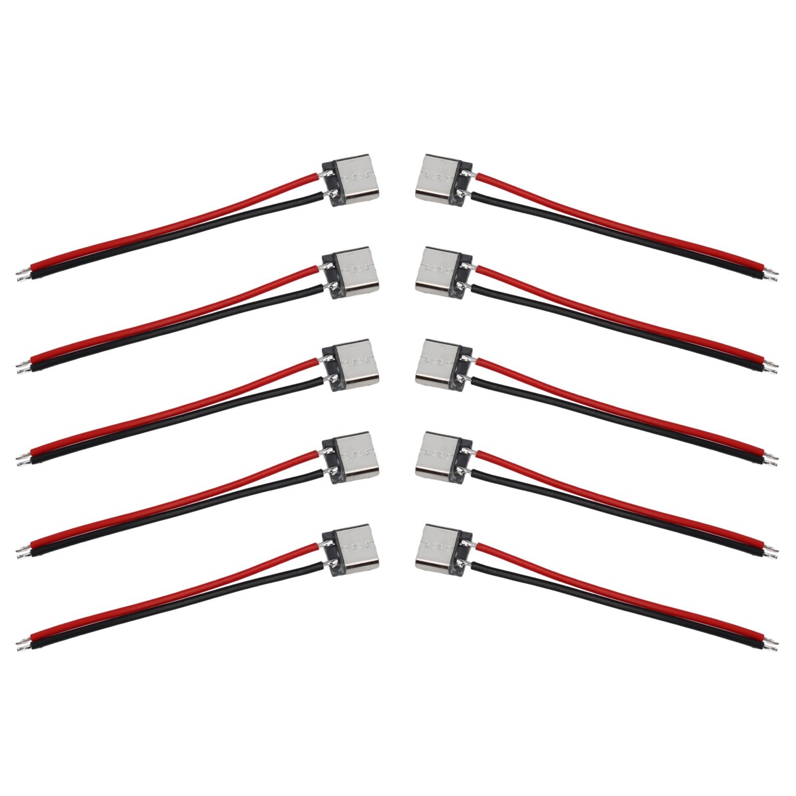 Connector Cable Adapter PVC 10PCS 2Pin