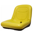 Economical Yellow Tractor Seat With High Density Foam Cushion & Drain