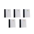 10* Blank Smart Card Sle4442 Chip W/ Magnetic Strip Hico 3 Track
