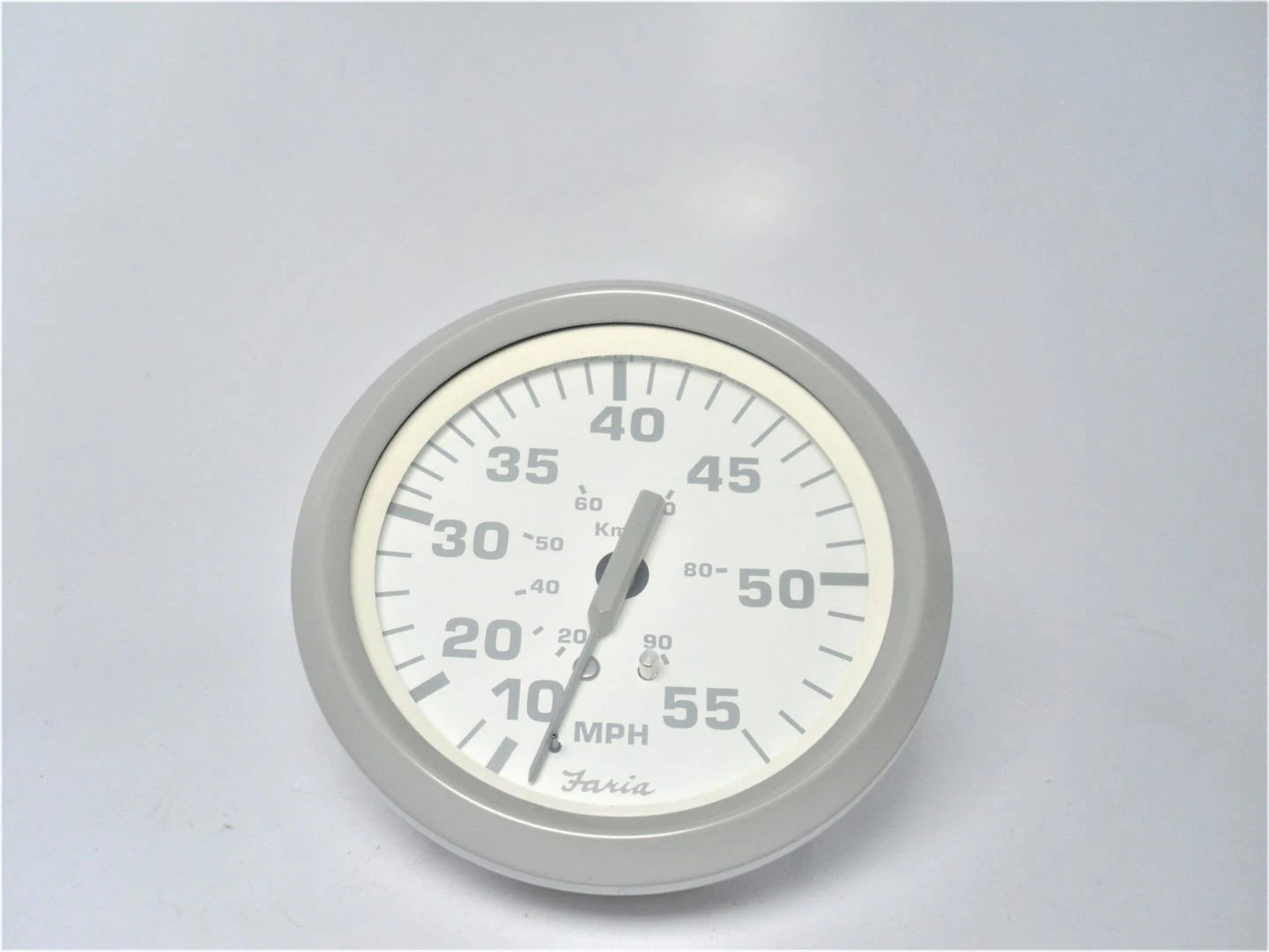 Faria Se9483b Gray White 55 Mph Marine Boat Engine Motor Speedometer