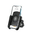 2 In 1 360° Motorcycle Phone Mount Wireless & Usb C Dual Fast Charger
