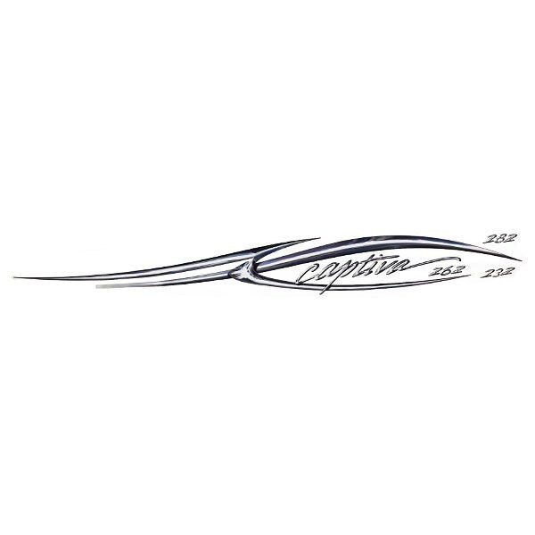 Malibu Boat Raised Emblem Decal 5922150 Ride R Silver Sticker by Malibu