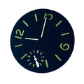34.5mm Green Luminous Watch Dial With Watch Hands For Eta 6497 St3600