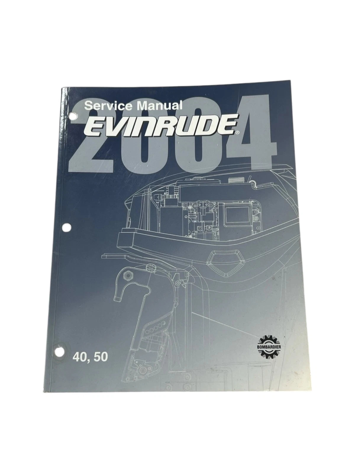 Evinrude Johnson 5005642, 40h, 50hp Service Manual, 2004 Sr E-tec Oem