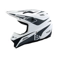 Answer 26 Ar1 Motocross Helmet Glossy White/grey/bla<wbr/>ck For