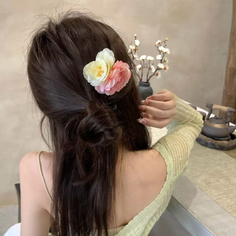 U Shaped Flower Hairpin Accessory