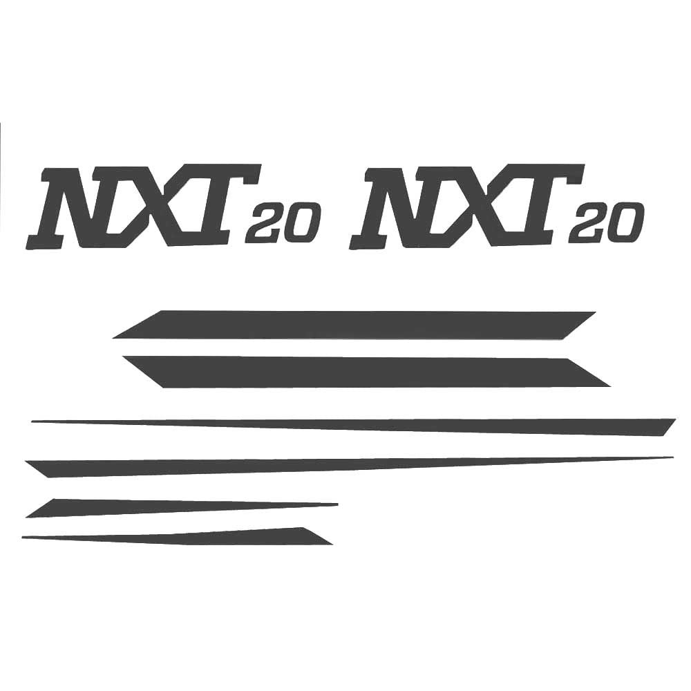 Decal Stickers MasterCraft Boat NXT20 Charcoal by MasterCraft