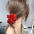 Flower Hair Clip Featuring Two Orchids