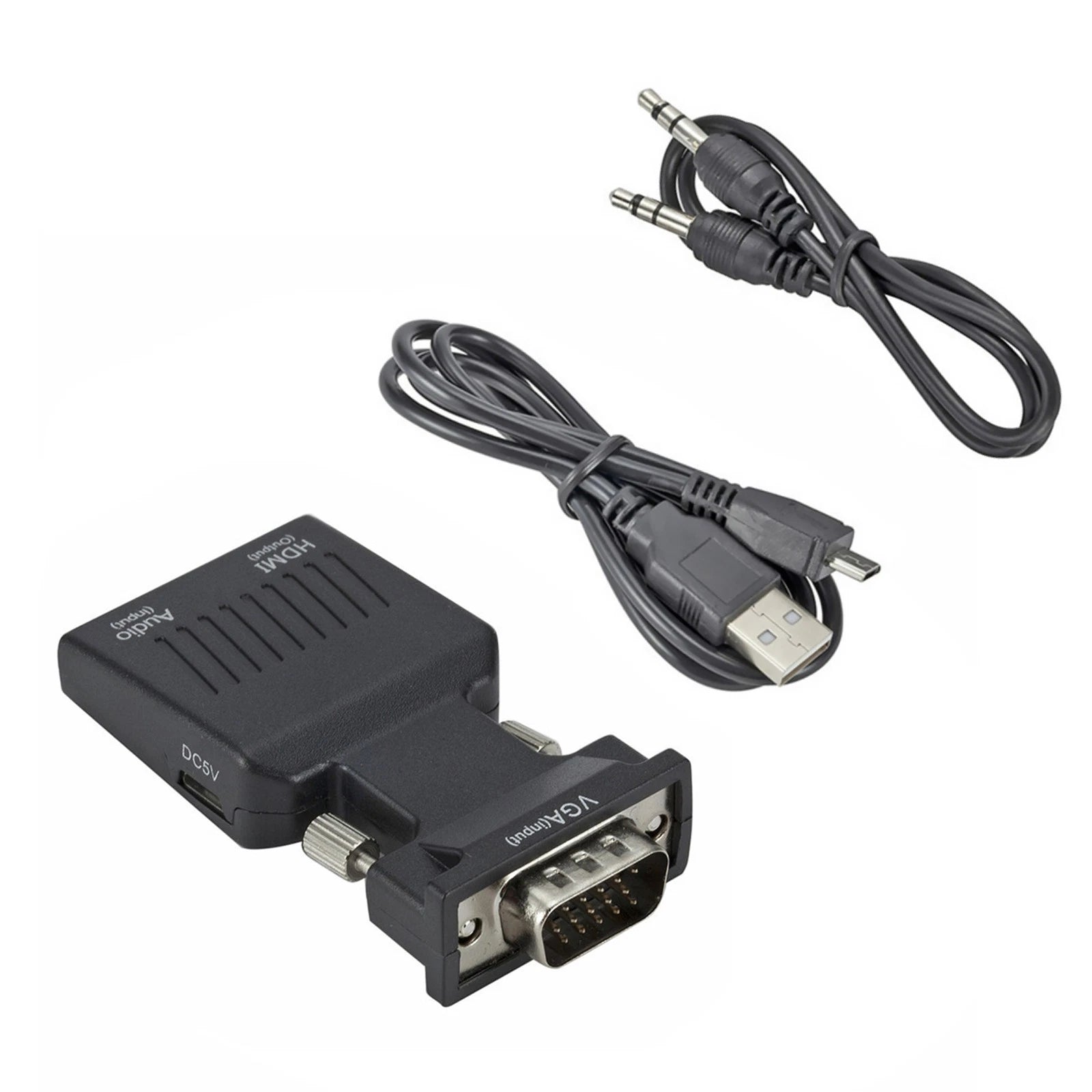 Vga M To Hdmi F Adapter With Audio Male Vga To Female Hdmi Converter