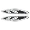 Pair Of Front Hood Vents Grille Trim For Buick For Verano 2012 2016