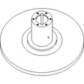 Wn-h201579-pex Feeder House, Sheave, Half, Inner Fits John Deere 9450