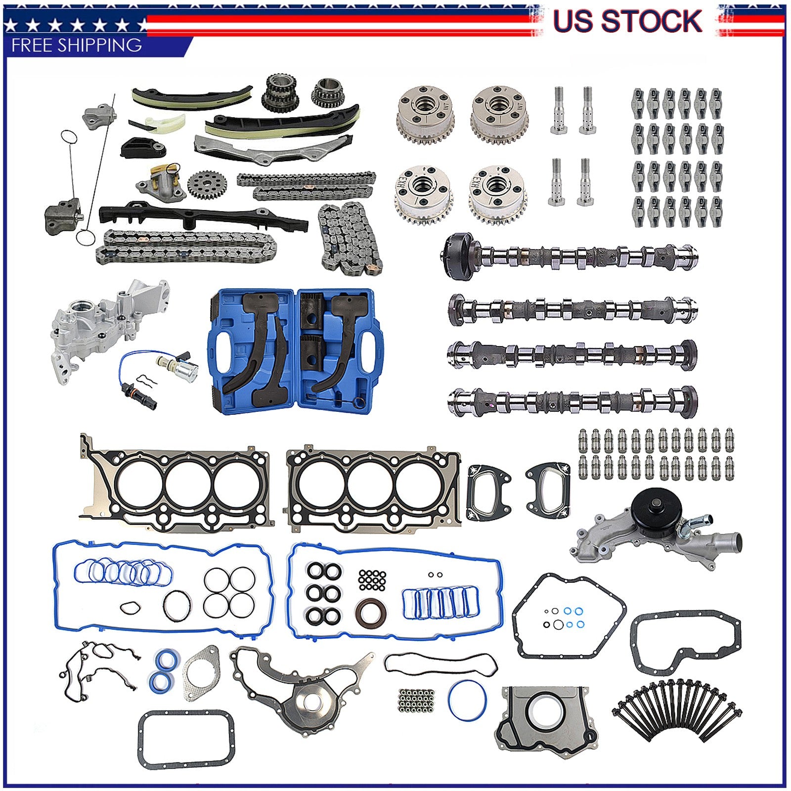 Engine Rebuild Rocker Arms Kit for Chrysler 3.6L