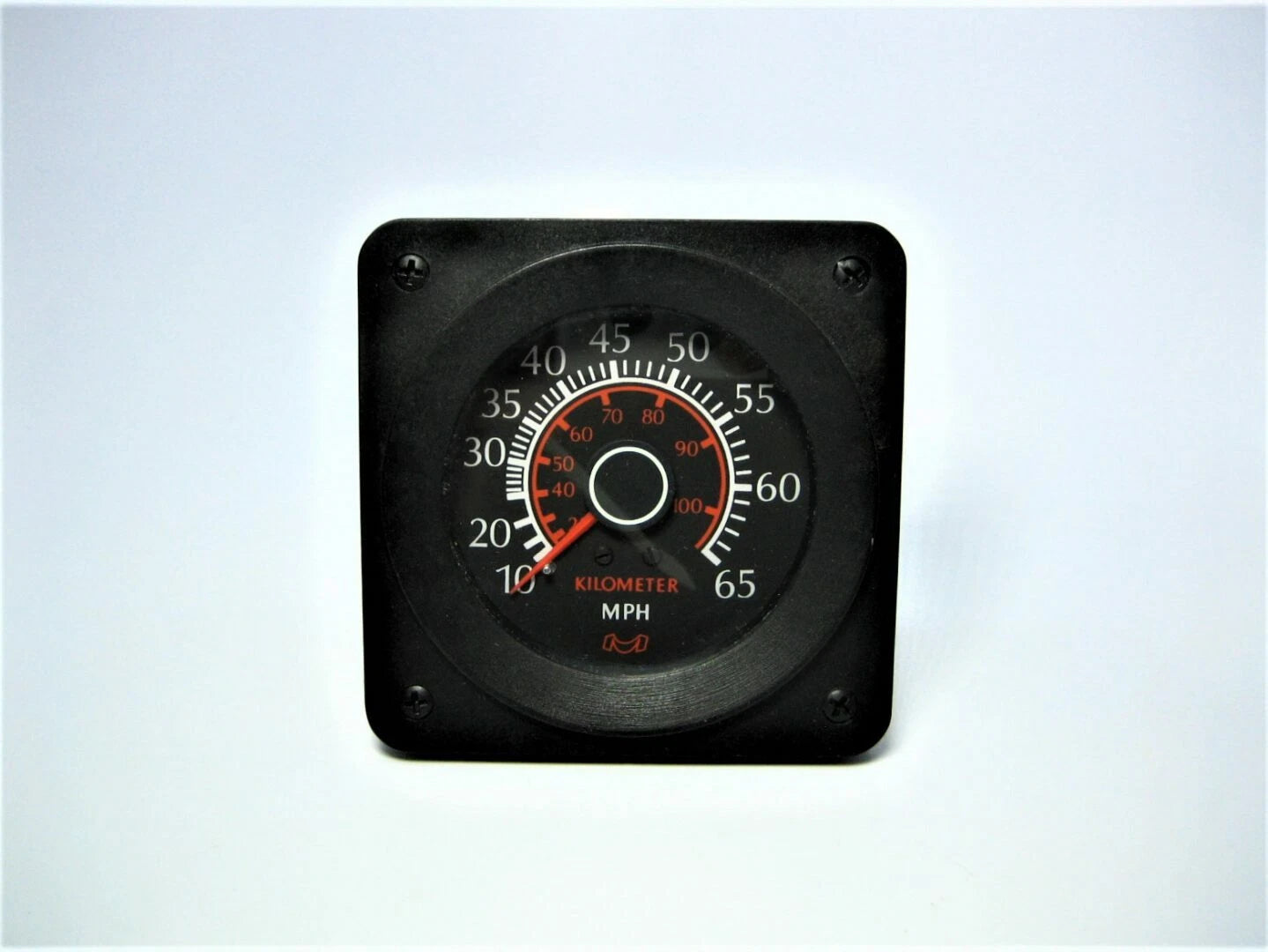 Medallion 4522 ~New~ Square 4" Black Face / Bezel 0-65 Mph